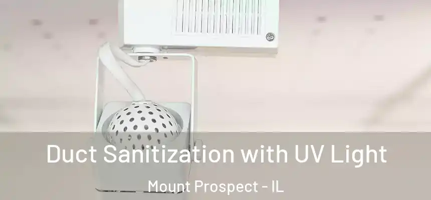 Duct Sanitization with UV Light Mount Prospect - IL